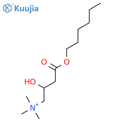1-BUTANAMINIUM, 4-(HEXYLOXY)-2-HYDROXY-N,N,N-TRIMETHYL-4-OXO- structure