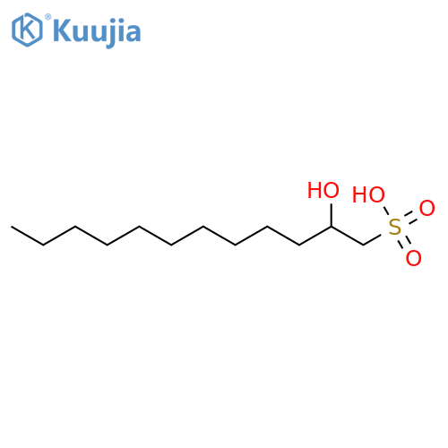 1-Dodecanesulfonic acid, 2-hydroxy- structure