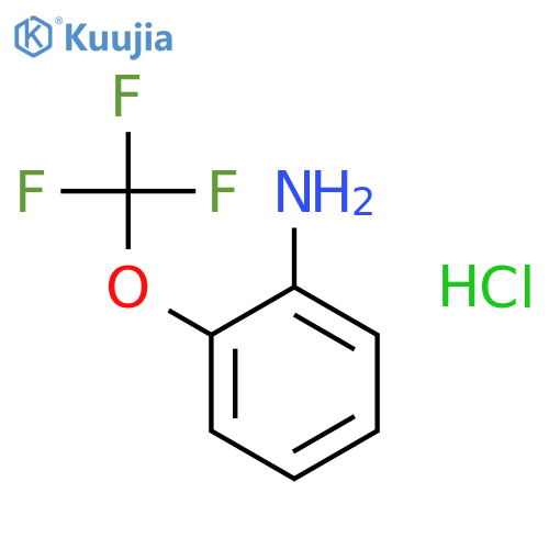 Benzenamine, 2-(trifluoromethoxy)-, hydrochloride structure