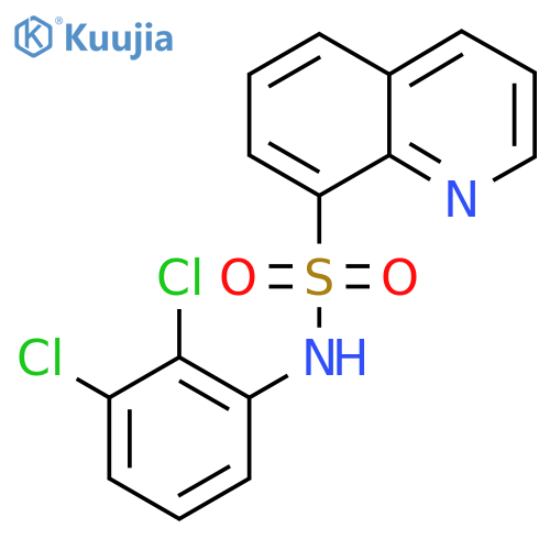 N-(2,3-dichlorophenyl)quinoline-8-sulfonamide structure
