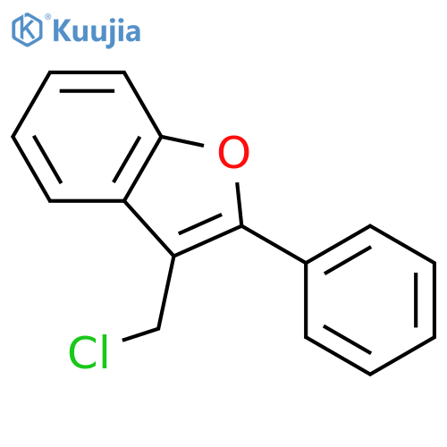 Benzofuran, 3-(chloromethyl)-2-phenyl- structure