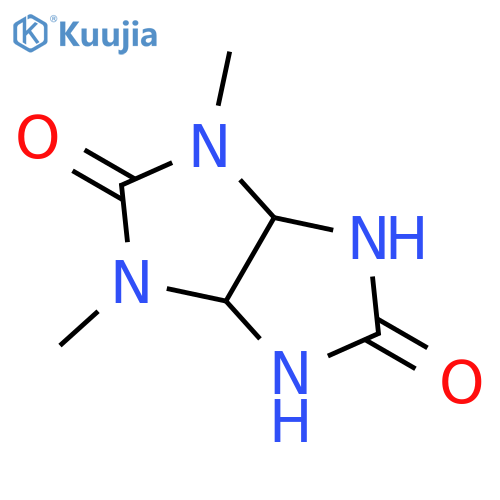 Imidazo[4,5-d]imidazole-2,5(1H,3H)-dione, tetrahydro-1,3-dimethyl- structure
