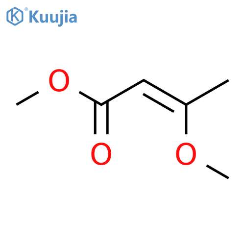 (E)-3-Methoxy-2-butenoic acid methyl ester structure