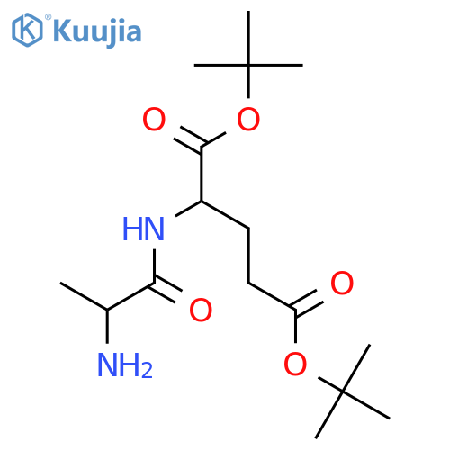 N-L-Alanyl-L-glutamic Acid Bis(tert-butyl) Ester structure