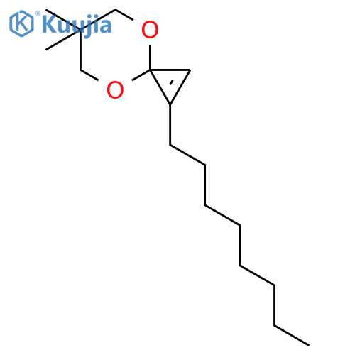 4,8-Dioxaspiro[2.5]oct-1-ene, 6,6-dimethyl-1-octyl- structure