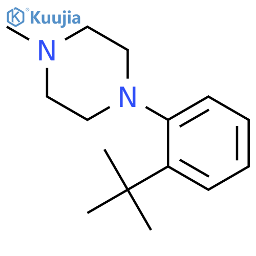 1-(2-(tert-Butyl)phenyl)-4-methylpiperazine structure