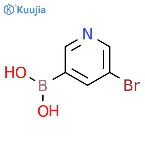 3-bromo-5-pyridineboronic acid structure