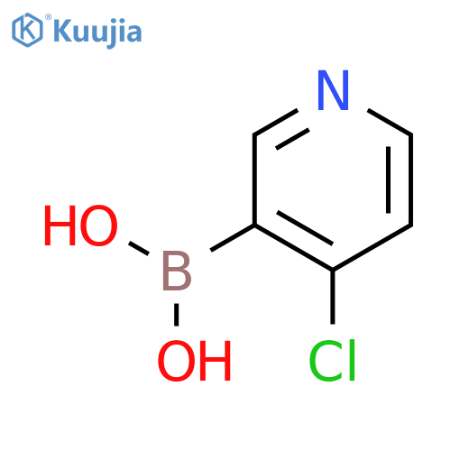 (4-chloropyridin-3-yl)boronic acid structure