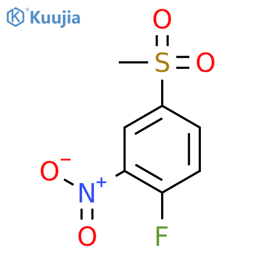 1-Fluoro-4-methanesulfonyl-2-nitrobenzene structure