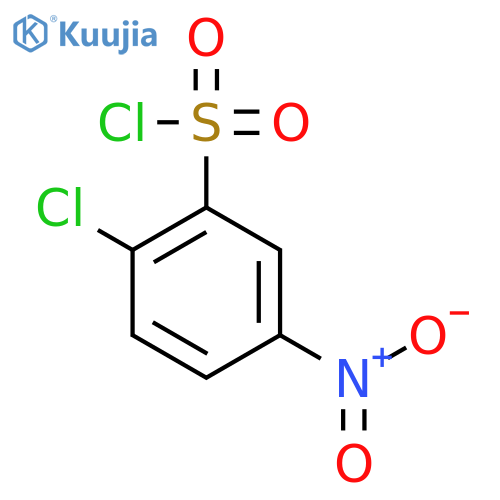 2-chloro-5-nitrobenzene-1-sulphonyl chloride structure