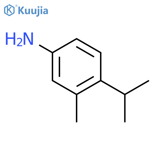 Benzenamine, 3-methyl-4-(1-methylethyl)- structure