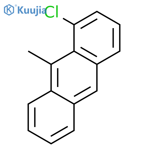 Anthracene, 1-chloro-9-methyl- structure