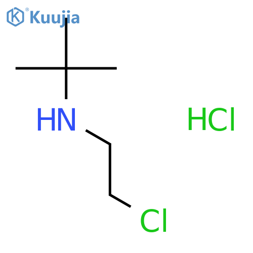 2-PROPANAMINE, N-(2-CHLOROETHYL)-2-METHYL-, HYDROCHLORIDE structure