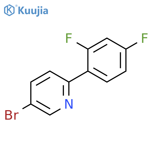 5-Bromo-2-(2,4-difluorophenyl)-pyridine structure