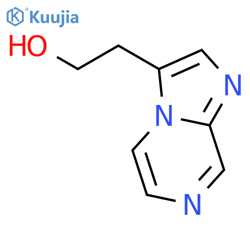 2-{imidazo1,2-apyrazin-3-yl}ethan-1-ol structure