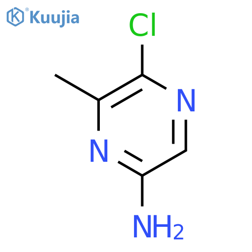 5-chloro-6-methylpyrazin-2-amine structure