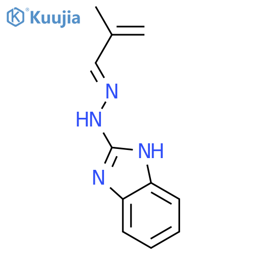 2-Propenal, 2-methyl-,2-(1H-benzimidazol-2-yl)hydrazone structure