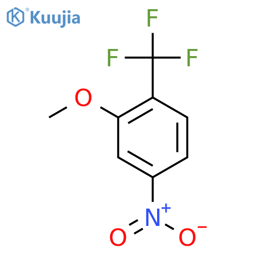 2-Methoxy-4-nitro-1-(trifluoromethyl)benzene structure