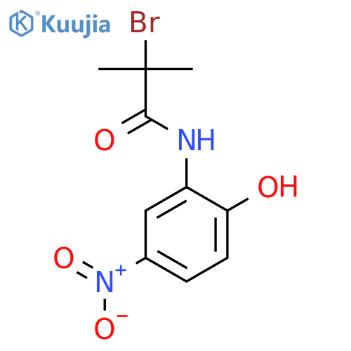 Propanamide, 2-bromo-N-(2-hydroxy-5-nitrophenyl)-2-methyl- structure