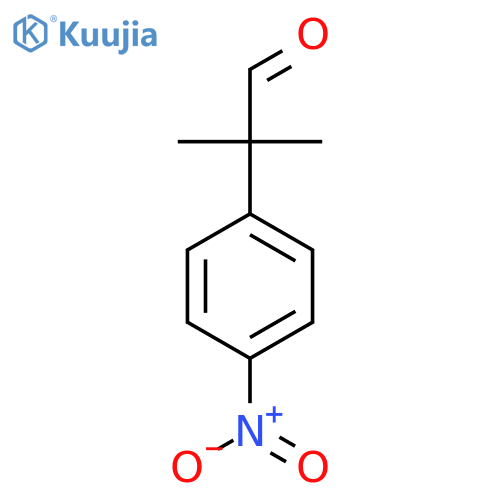 2-Methyl-2-(4-nitrophenyl)propanal structure
