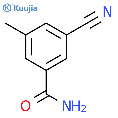 Benzamide, 3-cyano-5-methyl- (9CI) structure