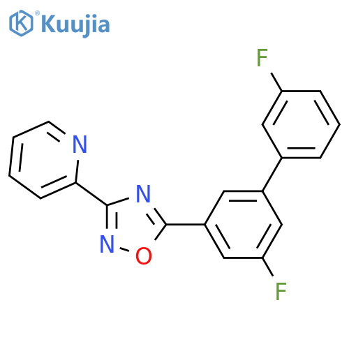 PYRIDINE, 2-[5-(3',5-DIFLUORO[1,1'-BIPHENYL]-3-YL)-1,2,4-OXADIAZOL-3-YL]- structure