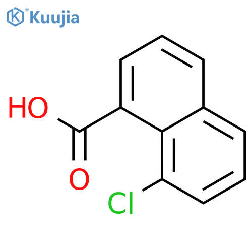 8-chloronaphthalene-1-carboxylic acid structure