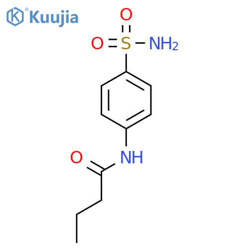 Butanamide, N-[4-(aminosulfonyl)phenyl]- structure