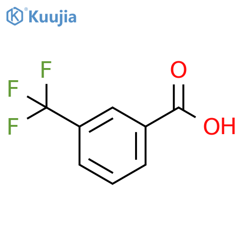 3-(Trifluoromethyl)benzoic acid structure