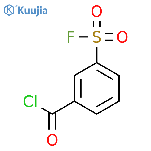 Benzoyl chloride,3-(fluorosulfonyl)- structure