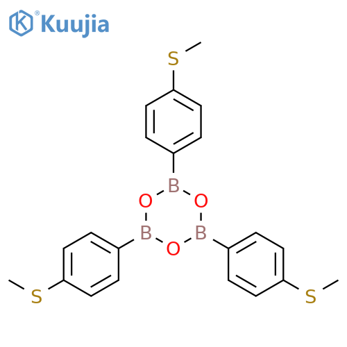 Boroxin, tris[4-(methylthio)phenyl]- structure