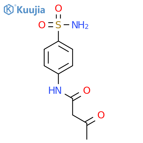 N-[4-(aminosulphonyl)phenyl]-3-oxobutyramide structure