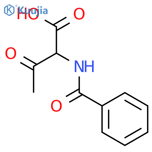 BUTANOIC ACID, 2-(BENZOYLAMINO)-3-OXO- structure