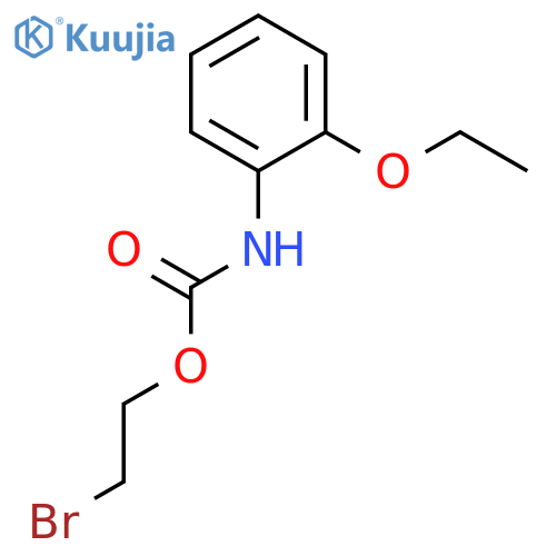 Carbamic acid, (2-ethoxyphenyl)-, 2-bromoethyl ester structure