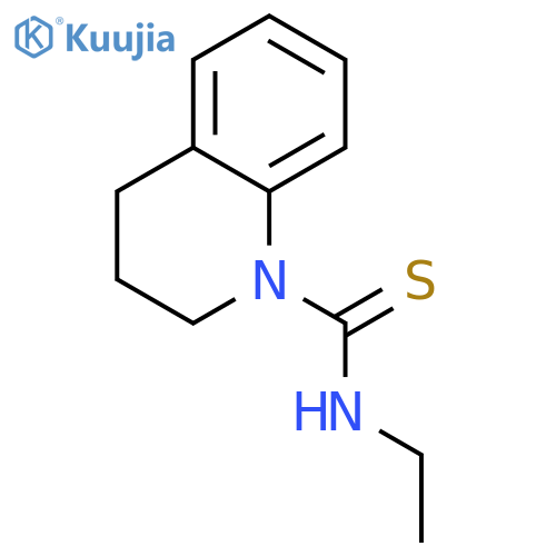 N-ethyl-3,4-dihydro-1(2H)-quinolinecarbothioamide structure