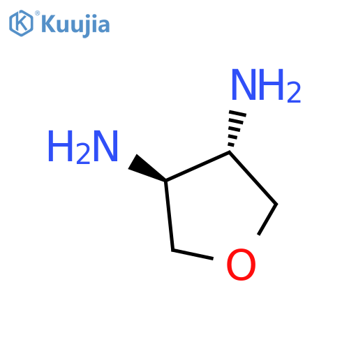(3S,4S)-oxolane-3,4-diamine structure