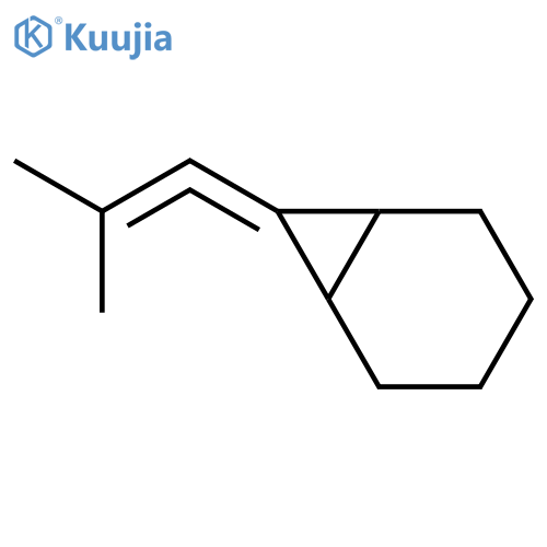 7-(2-methylprop-1-en-1-ylidene)bicyclo[4.1.0]heptane structure