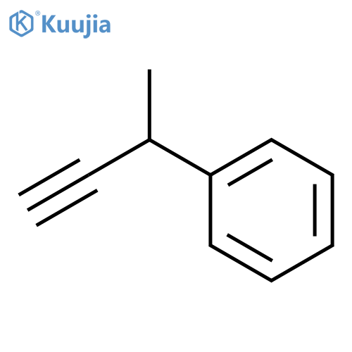 (but-3-yn-2-yl)benzene structure