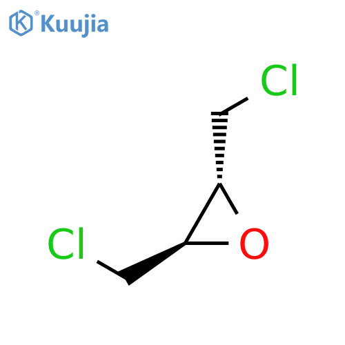 trans-2,3-Bis(chloromethyl)oxirane structure