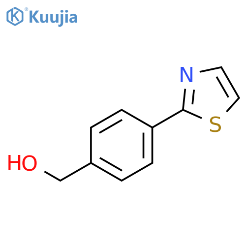 (4-Thiazol-2-yl-phenyl)-methanol structure