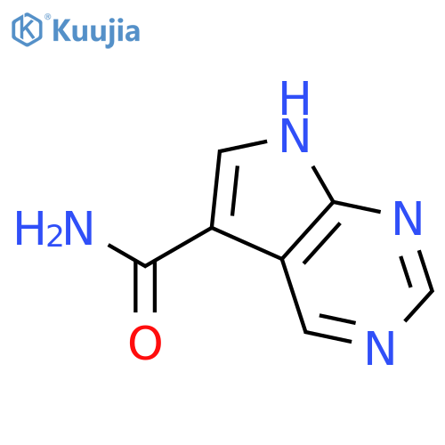 7H-Pyrrolo[2,3-d]pyrimidine-5-carboxamide structure