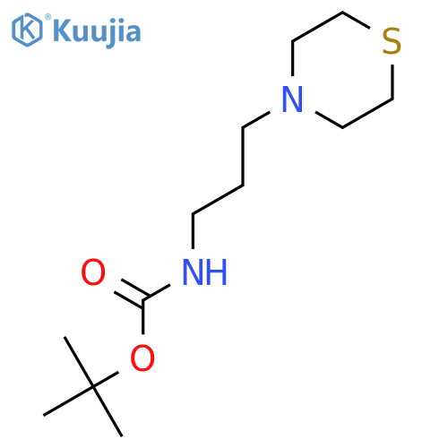 4-(N-Boc)-thiomorpholine propylamine structure