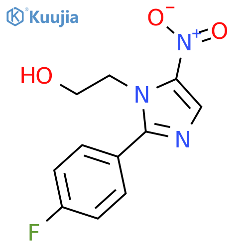 1H-Imidazole-1-ethanol,2-(4-fluorophenyl)-5-nitro- structure