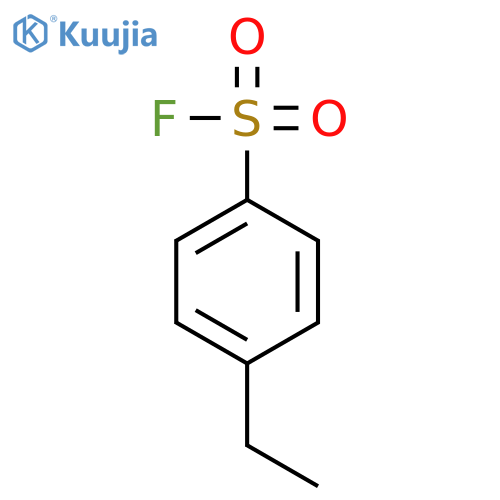Benzenesulfonylfluoride, 4-ethyl- structure