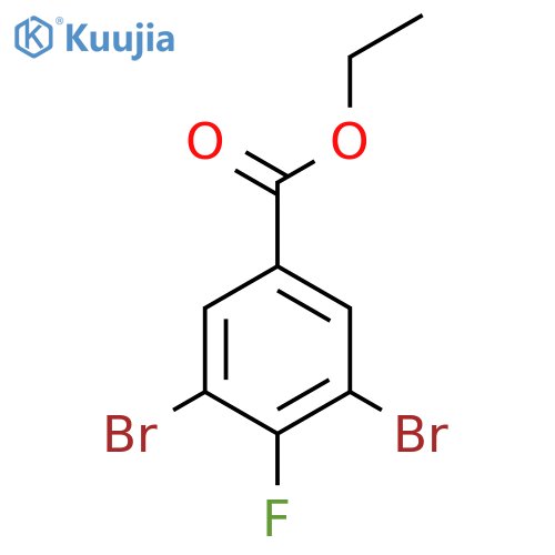 Ethyl 3,5-dibromo-4-fluorobenzoate structure