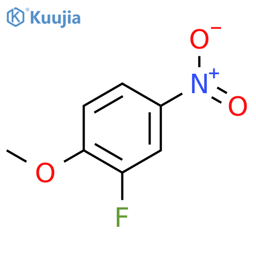 2-Fluoro-4-nitroanisole structure