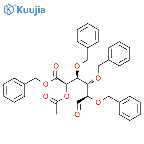 Benzyl 2,3,4-Tri-O-benzyl-D-glucuronate Acetate structure