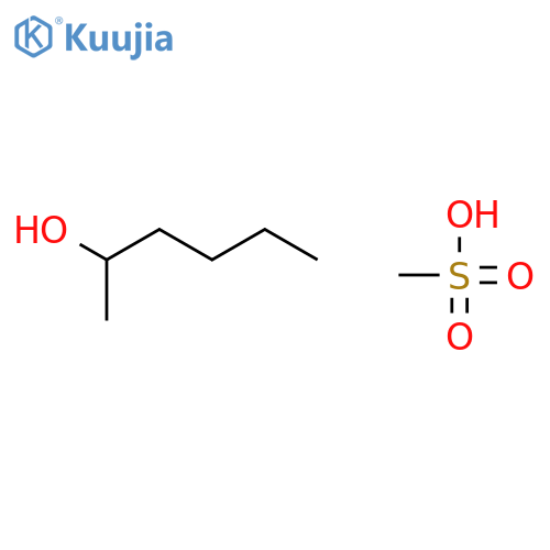 2-Hexanol, 2-methanesulfonate structure