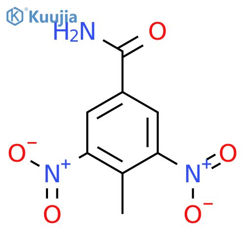 4-Methyl-3,5-dinitrobenzamide structure