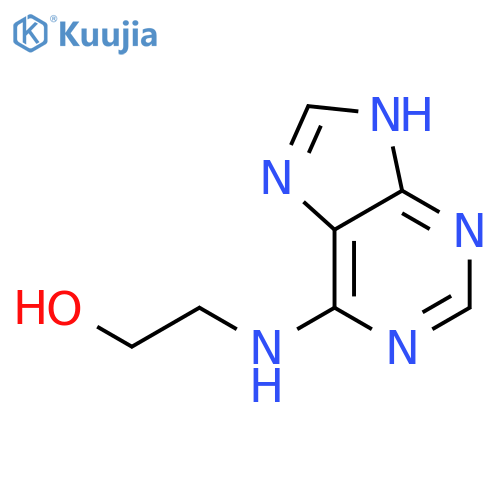 Ethanol,2-(9H-purin-6-ylamino)- structure